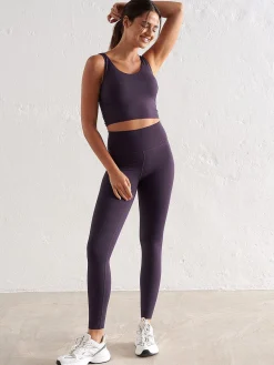 Women Aimn Sports Bras-Plum Sense Bralette