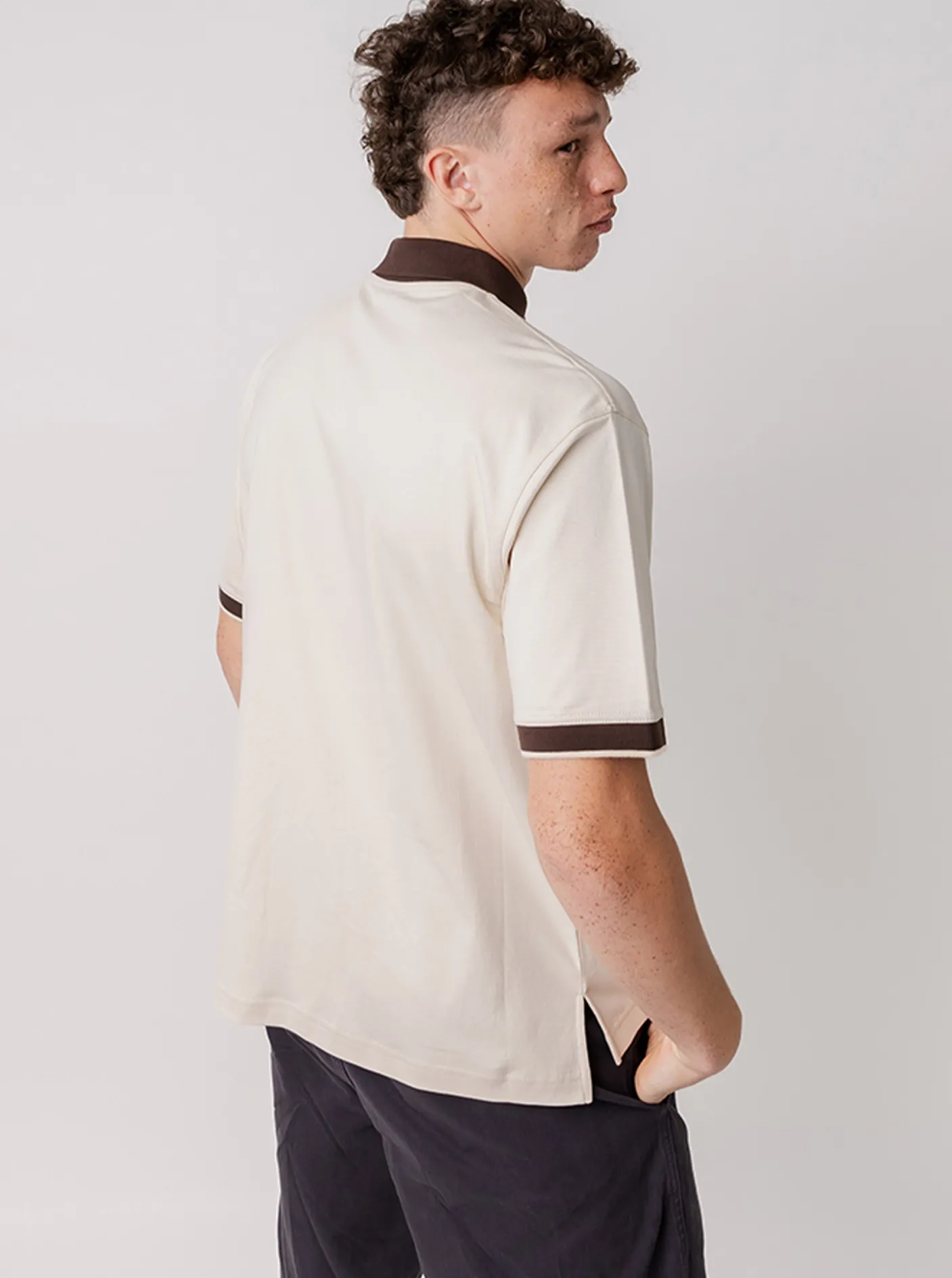 Pursuit of Happiness Polos & Shirts-Polo Shirt in Bone