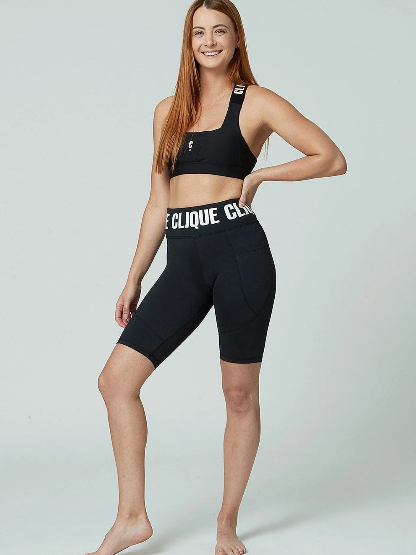 Women Clique Training|Performance-Power Biker Shorts