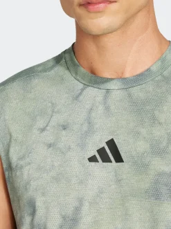 adidas Tees & Singlets-Power Graphic Tank Top