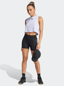 Women adidas Performance-Power 3-Stripes Boxy Tank Top