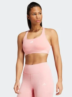 Women adidas Sports Bras-Powerreact Training Medium-Support Bra