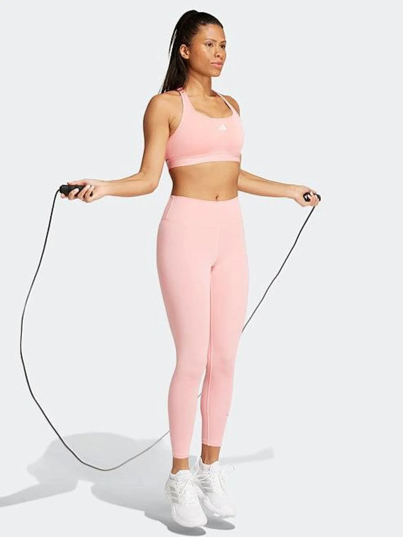Women adidas Sports Bras-Powerreact Training Medium-Support Bra