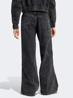 Women adidas Originals Pants & Sweats-Premium Essentials Wide Leg Denim Jeans