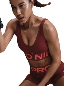 Women Nike Performance|Sports Bras-Pro Indy Plunge Medium-Support Padded Sports Bra