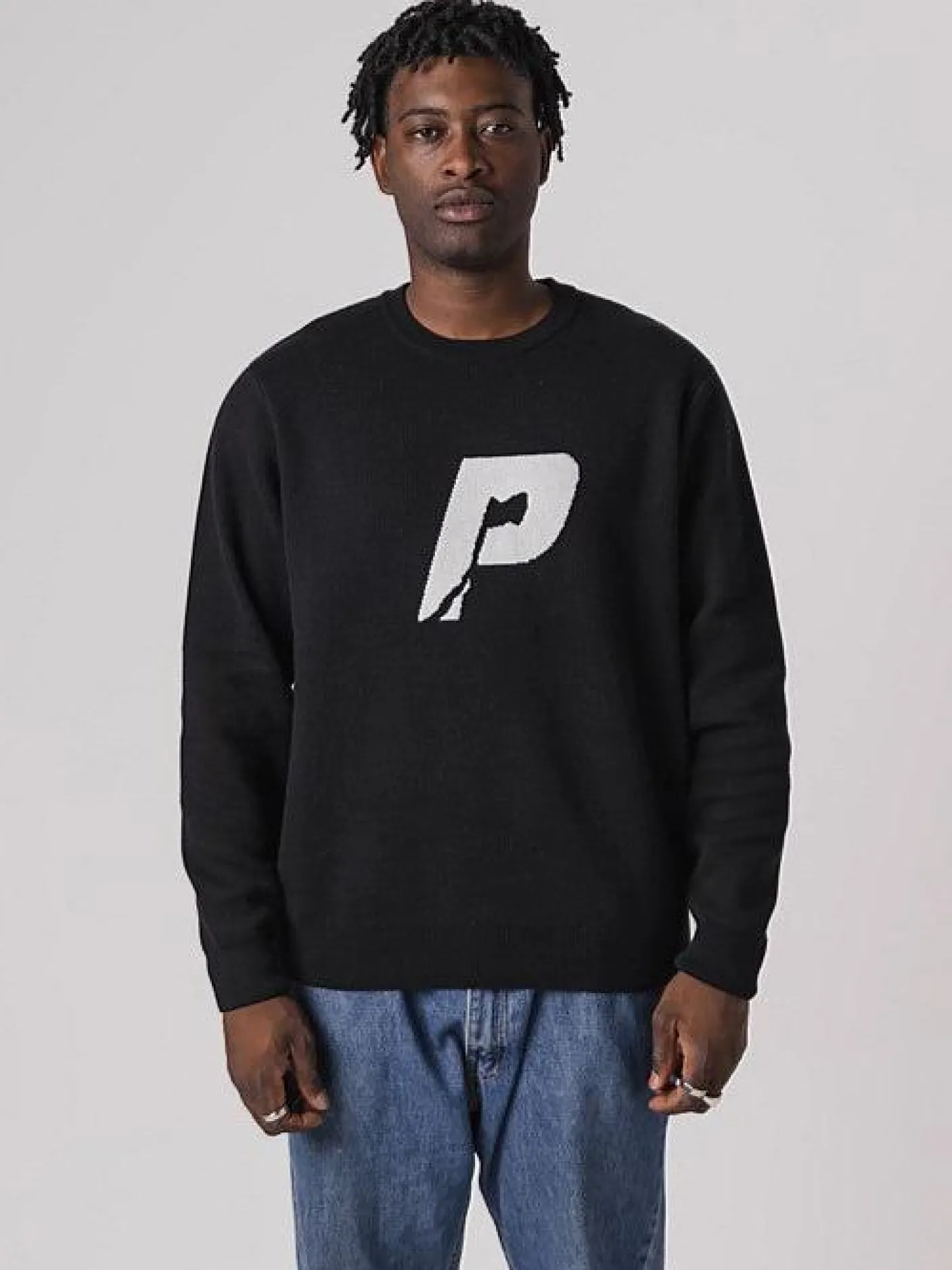 Pursuit of Happiness Hoodies & Crews-Pursuit Knit in Black