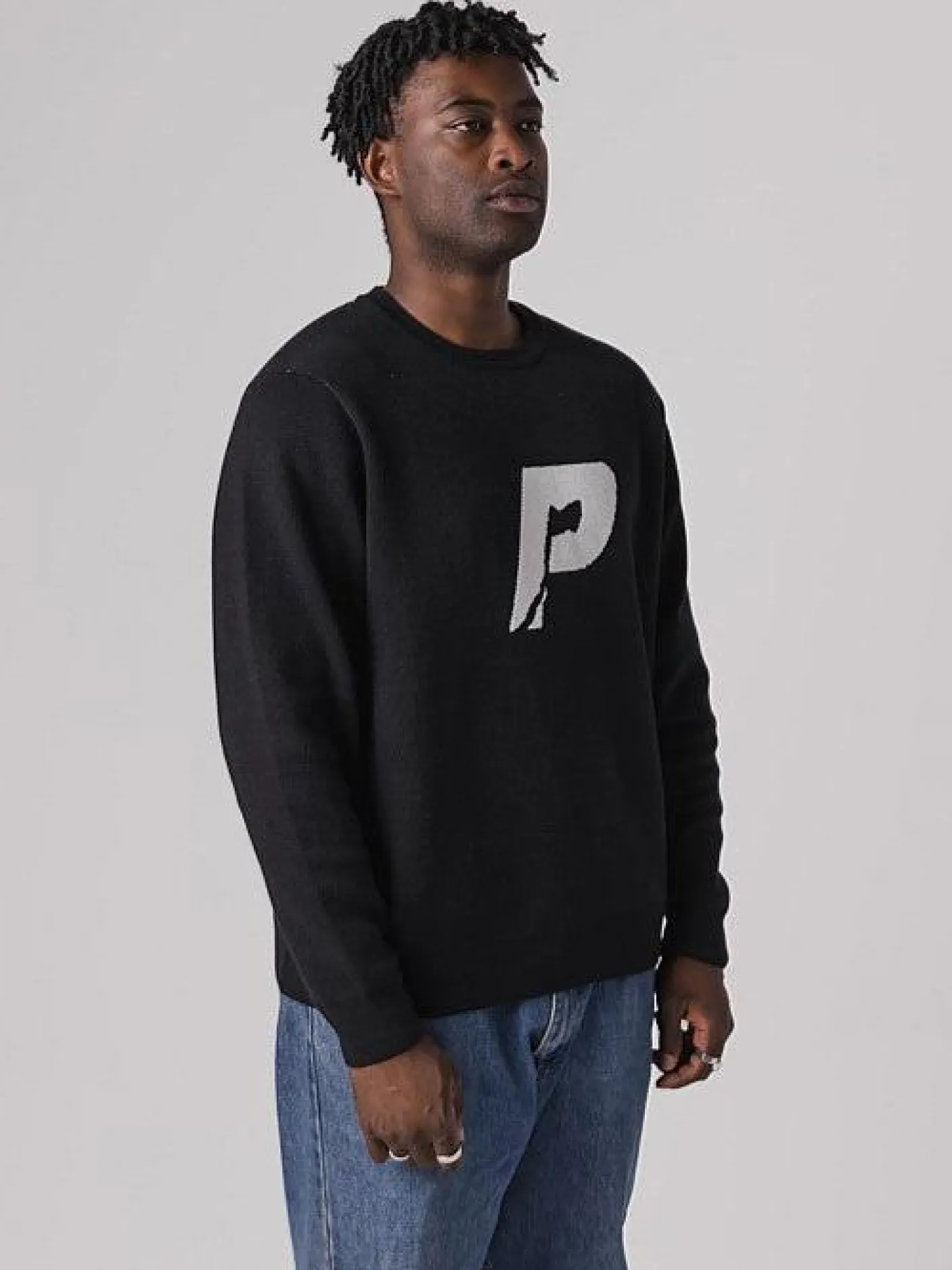 Pursuit of Happiness Hoodies & Crews-Pursuit Knit in Black