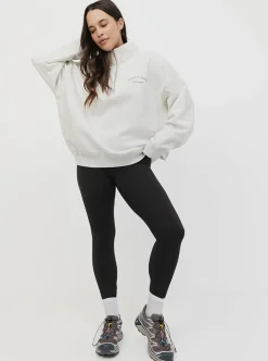 Women Taylor Sport Performance|Hoodies & Crews-Quarter Zip In Cloud
