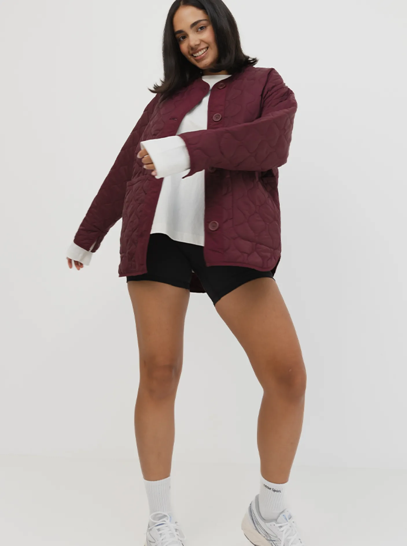 Women Taylor Sport Jackets|Jackets & Vests-Quilted Jacket In Mulberry