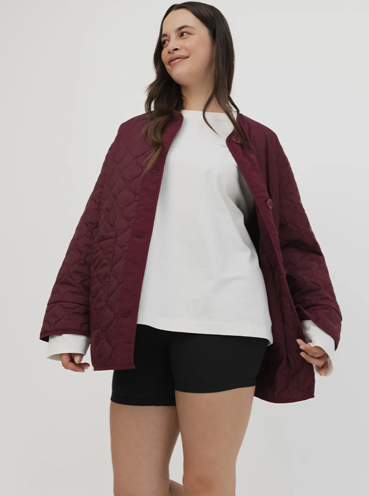 Women Taylor Sport Jackets|Jackets & Vests-Quilted Jacket In Mulberry
