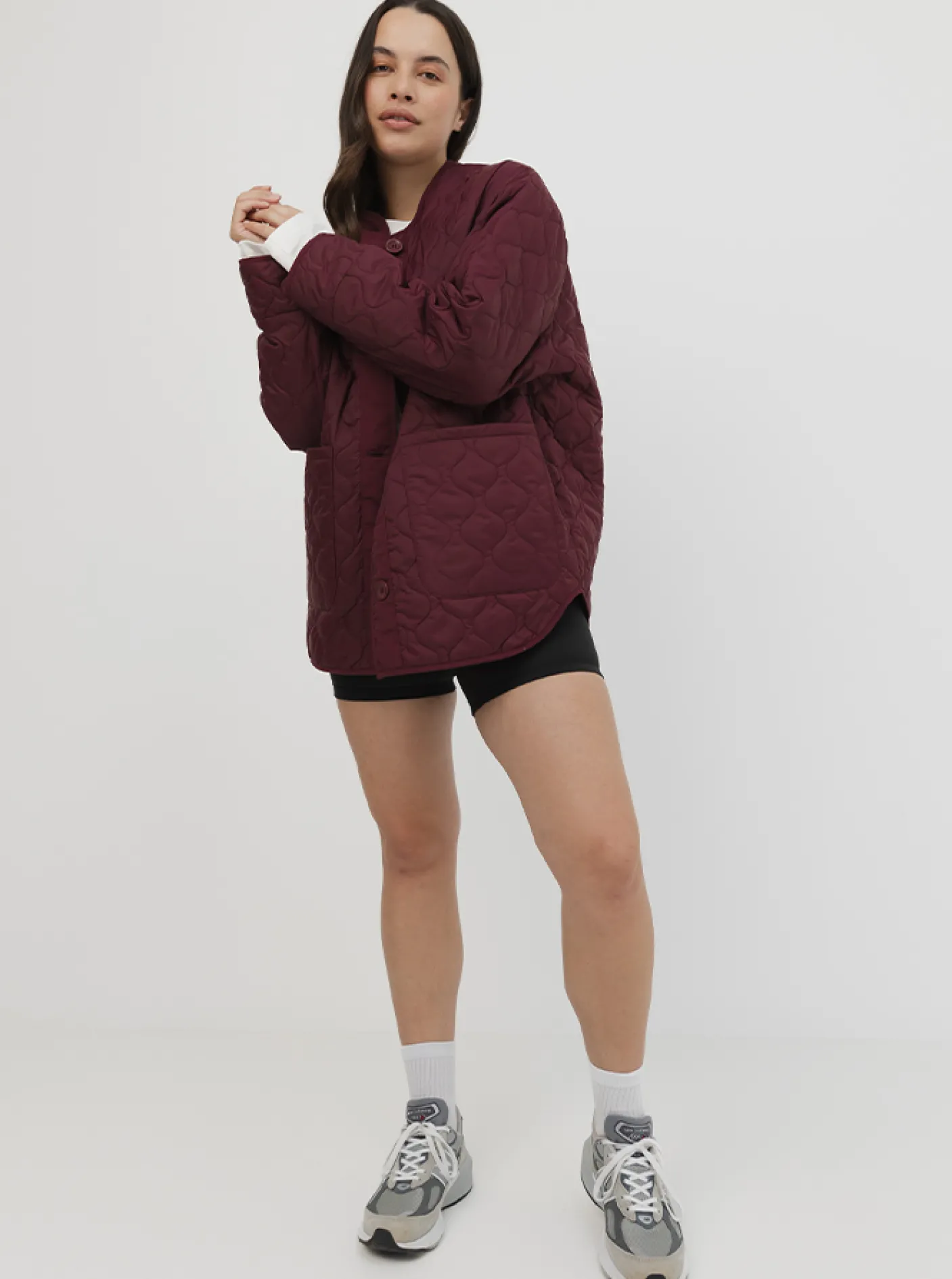 Women Taylor Sport Jackets|Jackets & Vests-Quilted Jacket In Mulberry