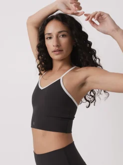 Women Taylor Sport Sports Bras-Retro Bra in Black