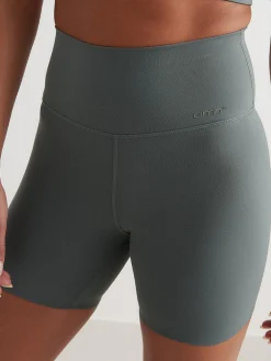 Women Aimn Performance|Shorts-Sage Sense Midi Biker Shorts