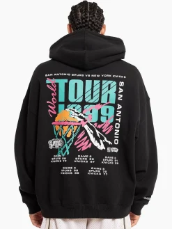 Mitchell & Ness Hoodies & Crews-San Antonio Spurs 1999 World Tour Hoodie