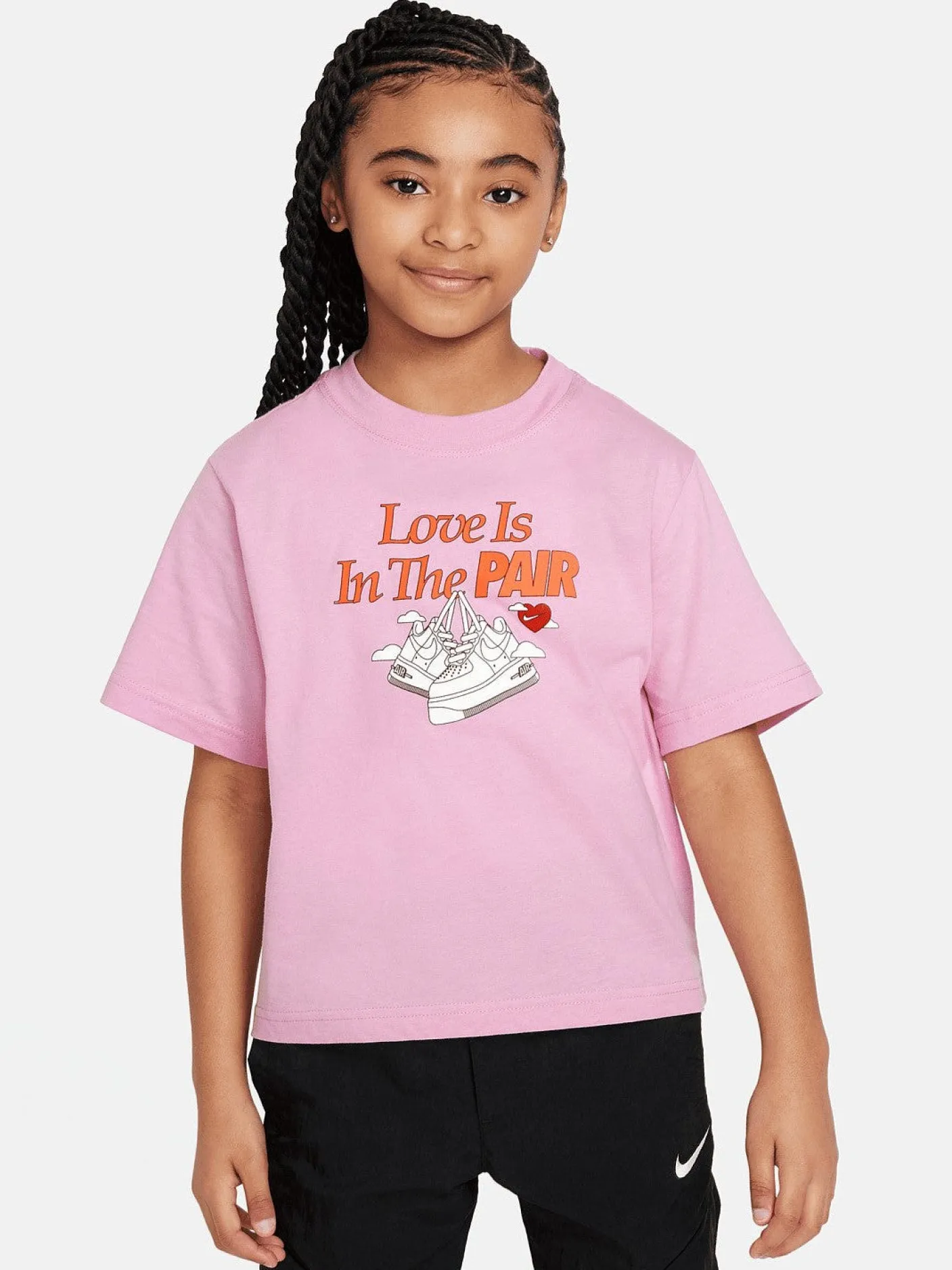 Kids Nike Tees-Sportswear Boxy T-Shirt Youth