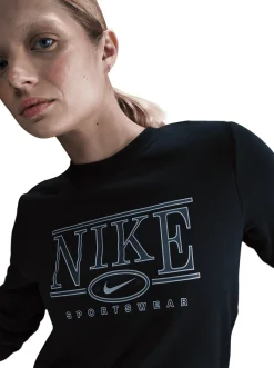 Women Nike Hoodies & Crews-Sportswear Club Fleece Crew-Neck Sweatshirt