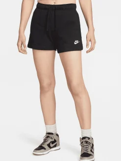 Women Nike Shorts-Sportswear Club Fleece Mid-Rise Shorts