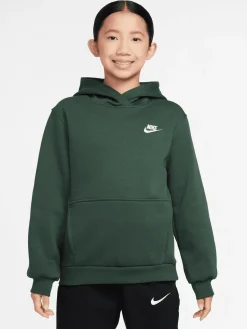 Kids Nike Hoodies & Crews-Sportswear Club Fleece Pullover Hoodie Youth