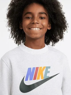 Kids Nike Hoodies & Crews-Sportswear Club Fleece Sweatshirt Youth