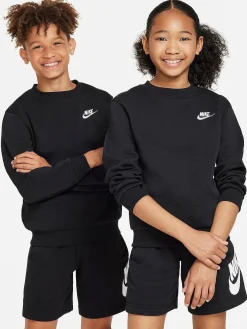 Kids Nike Hoodies & Crews-Sportswear Club Fleece Sweatshirt Youth