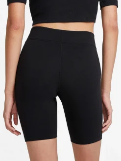 Women Nike Performance|Shorts-Sportswear Essential Mid-Rise Bike Shorts