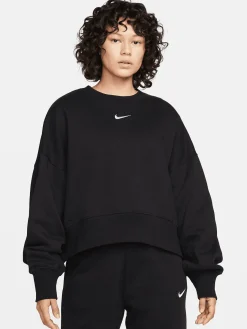 Women Nike Hoodies & Crews-Sportswear Phoenix Crew Fleece