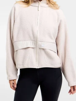 Women Nike Jackets & Vests-Sportswear Sherpa Jacket