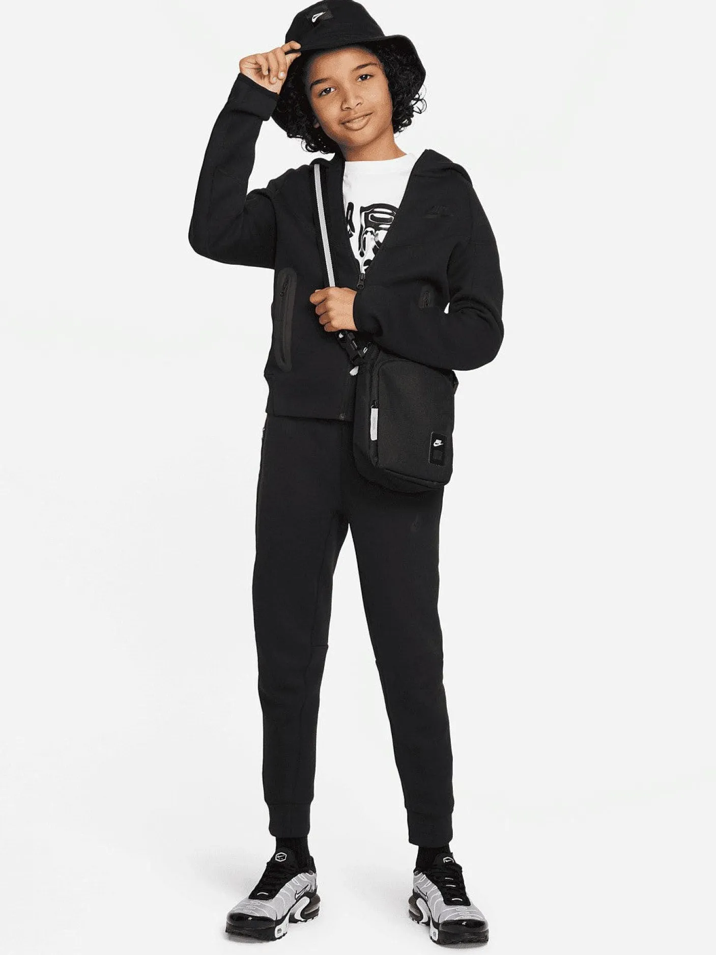 Kids Nike Hoodies & Crews-Sportswear Tech Fleece Full-Zip Hoodie Youth