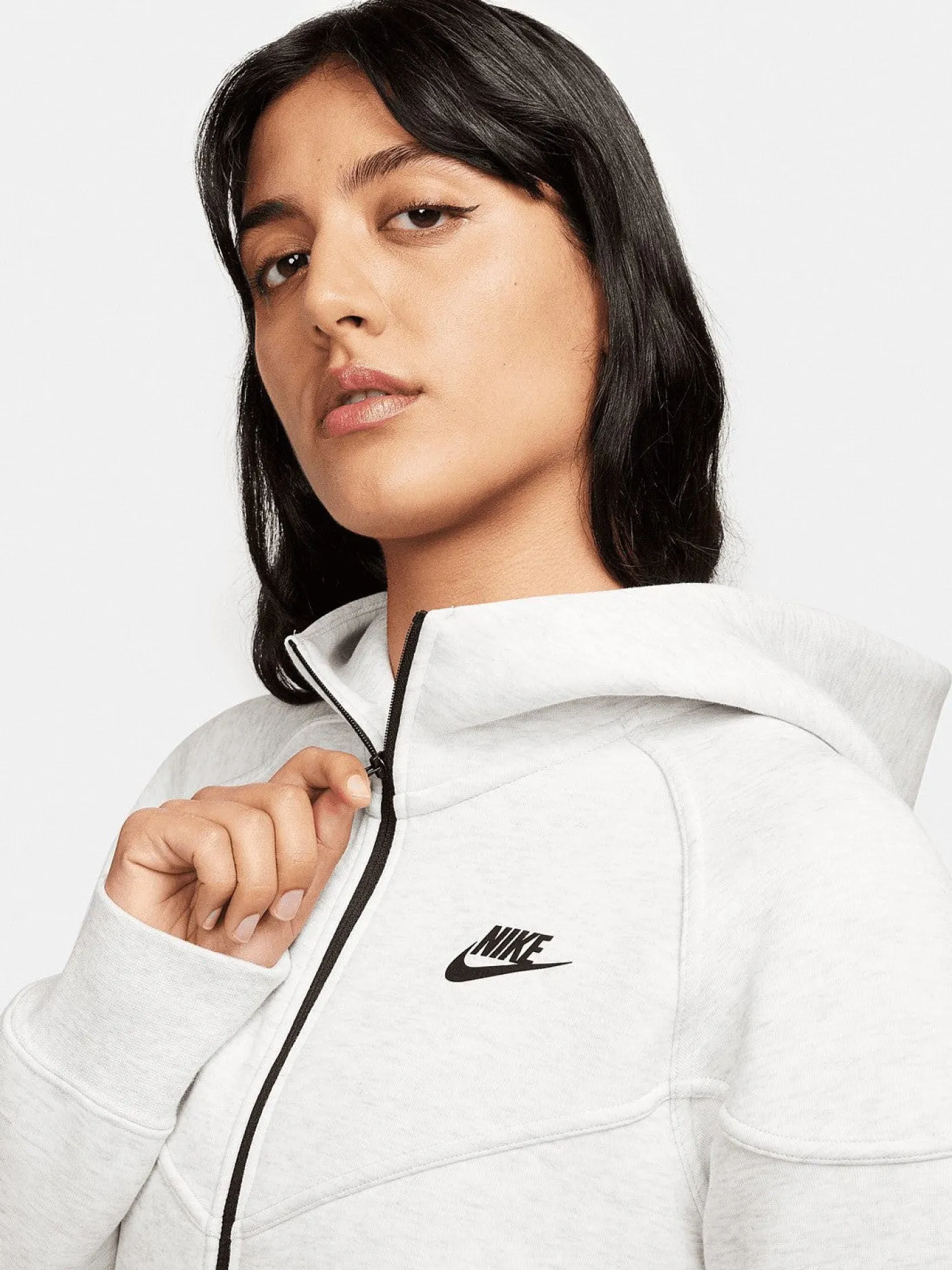 Women Nike Jackets & Vests|Hoodies & Crews-Sportswear Tech Fleece Windrunner Full-Zip Hoodie