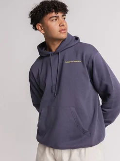 Pursuit of Happiness Hoodies & Crews-State of Mind Heavyweight Pullover in Washed Navy
