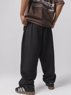Pursuit of Happiness Pants & Sweats-Straight Sweatpant in Court Black