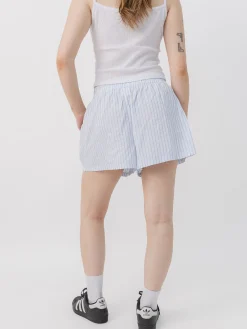 Women LAV Shorts-Striped Boxers