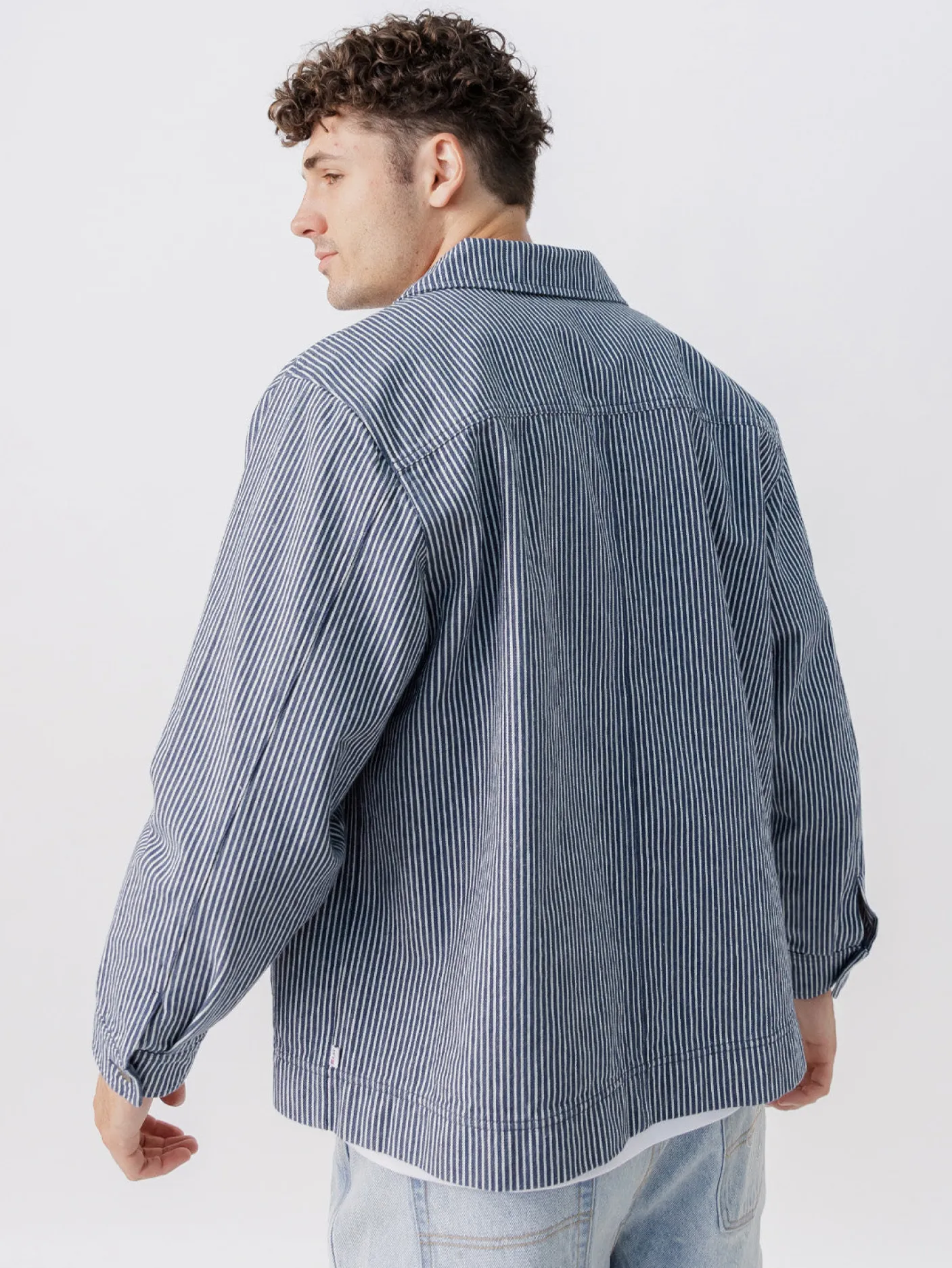 Women LAV Jackets & Vests|Jackets & Vests-Striped Jacket