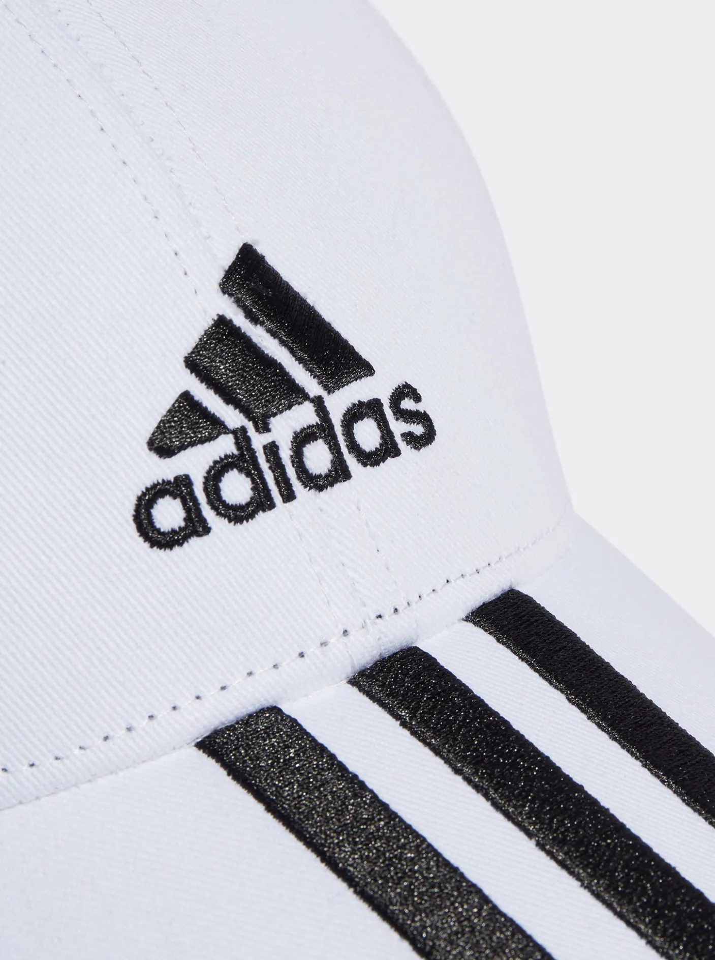 adidas Caps & Hats-3-Stripes Cotton Twill Baseball Cap