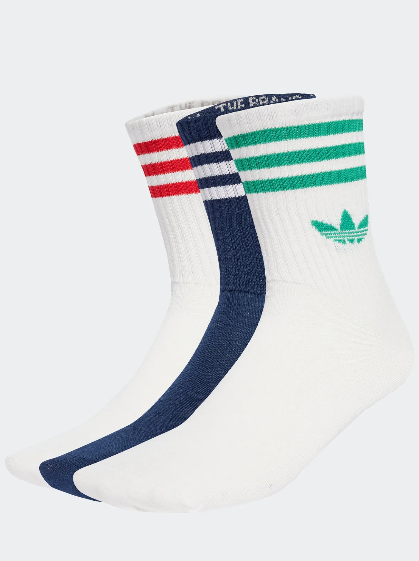 adidas Originals Socks & Underwear-3-Stripes Crew Socks 3 Pairs