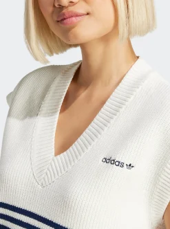 Women adidas Originals Jackets & Vests-3-Stripes Knitted Vest