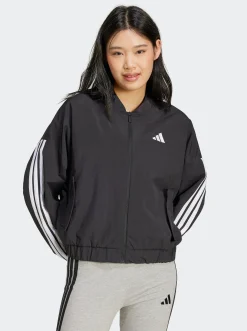 Women adidas Sportswear Jackets|Jackets & Vests-3-Stripes Woven Bomber Jacket