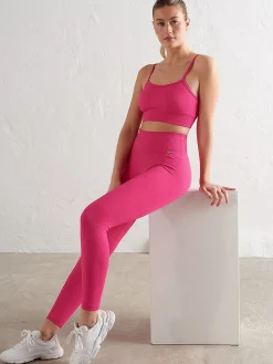 Women Aimn Performance|Tights-Sugar Rush Ribbed Seamless Tights