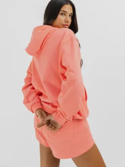 Women Taylor Sport Hoodies & Crews-Summer Hoodie in Melon
