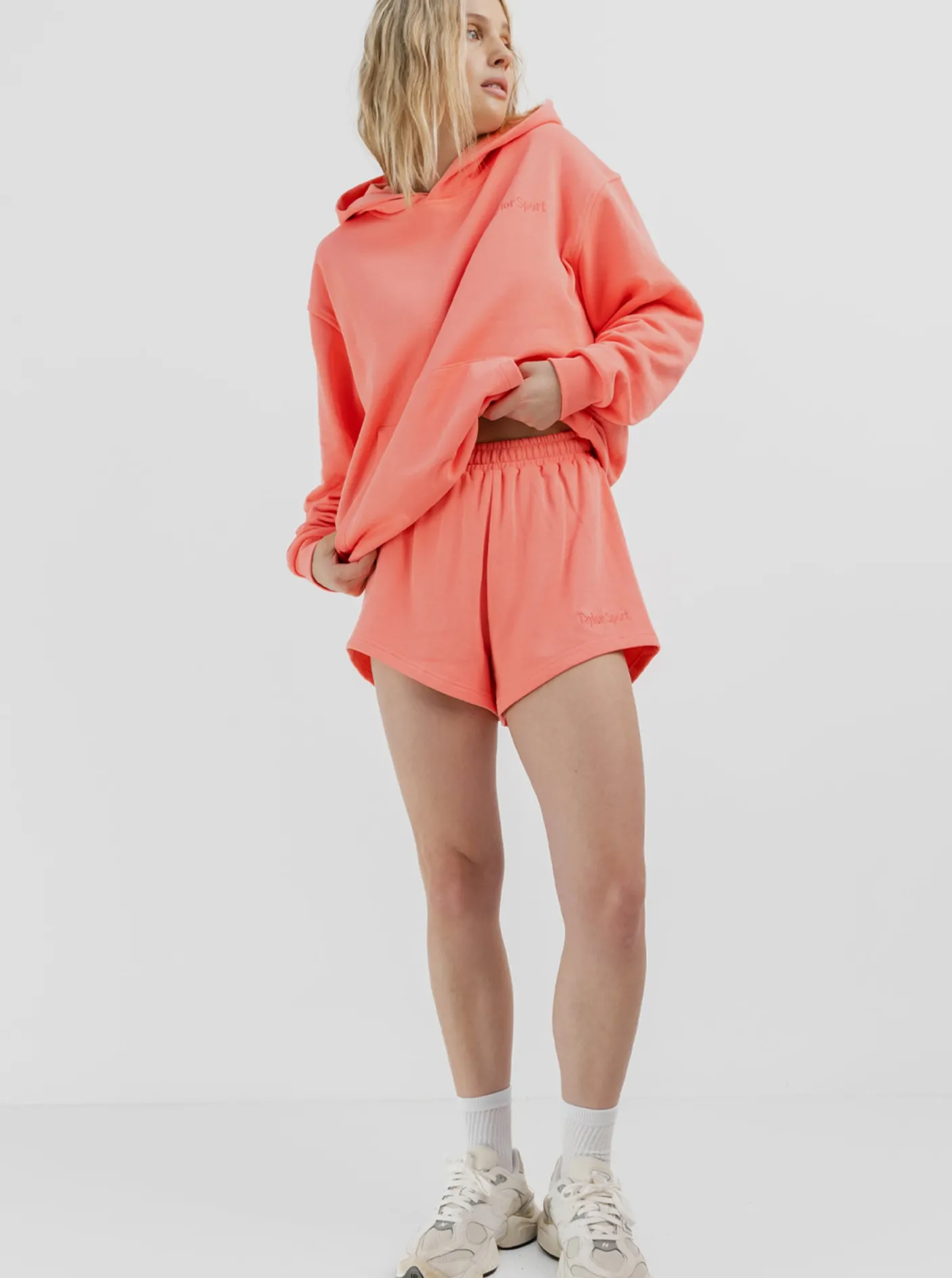Women Taylor Sport Shorts-Summer Short in Melon
