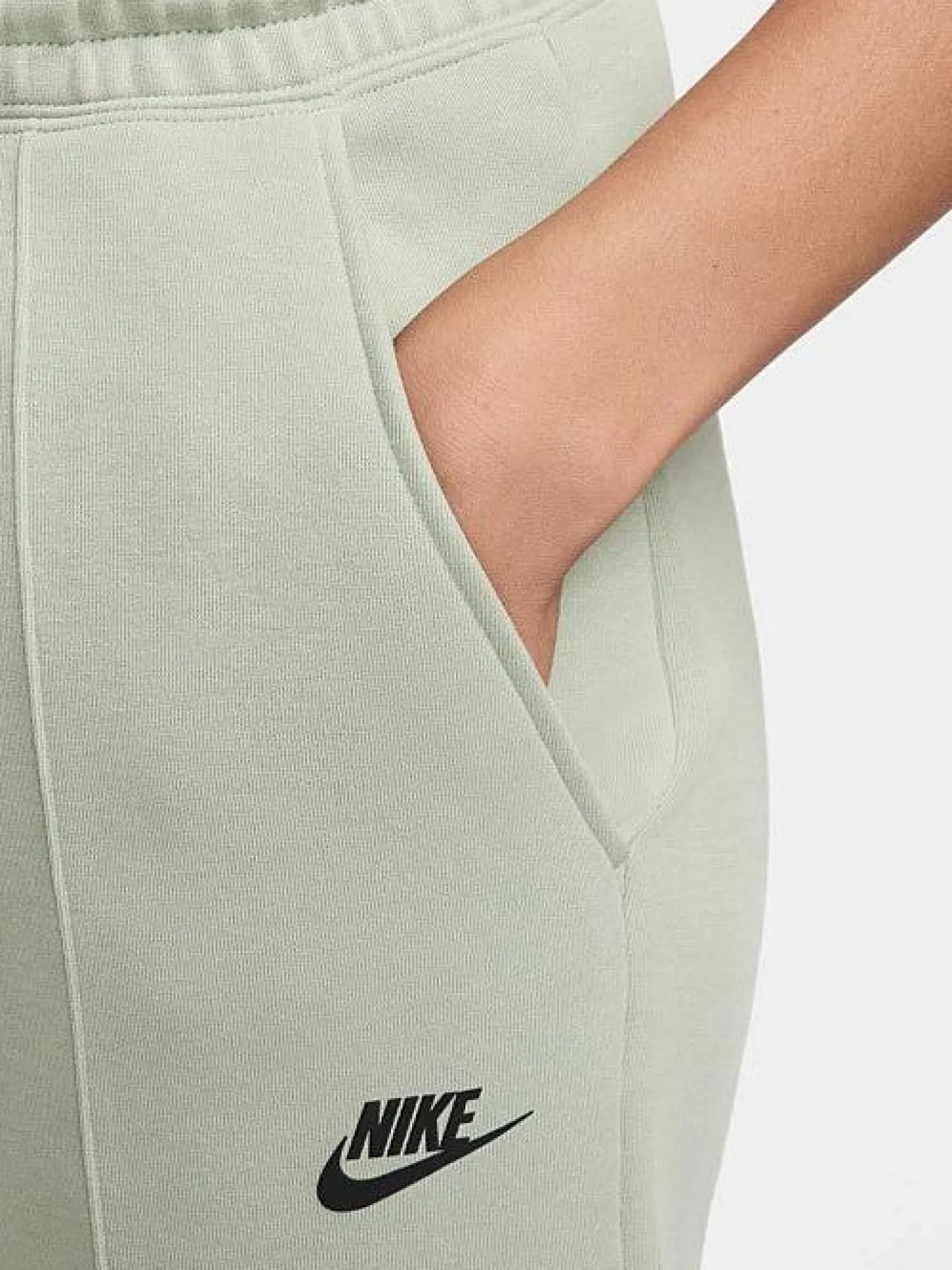 Women Nike Pants & Sweats-Tech Fleece Mid-Rise Joggers