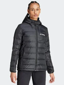 Women adidas Originals Jackets & Vests-Terrex Multi Light Down Hooded Jacket