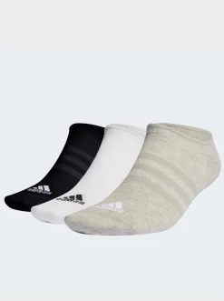 adidas Socks & Underwear-Thin and Light No-Show Socks 3 Pairs