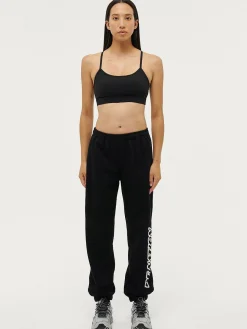Women PE Nation Pants & Sweats-Tiebreak Trackpant in Black