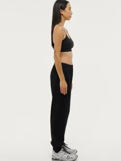 Women PE Nation Pants & Sweats-Tiebreak Trackpant in Black
