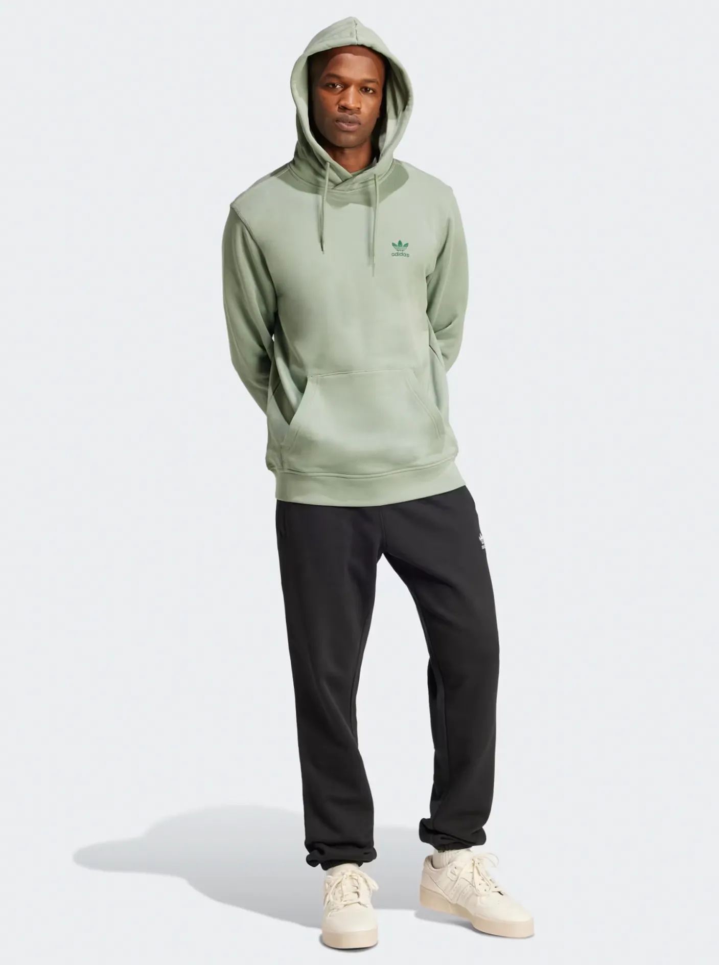 adidas Originals Hoodies & Crews-Trefoil Essentials Hoodie French Terry