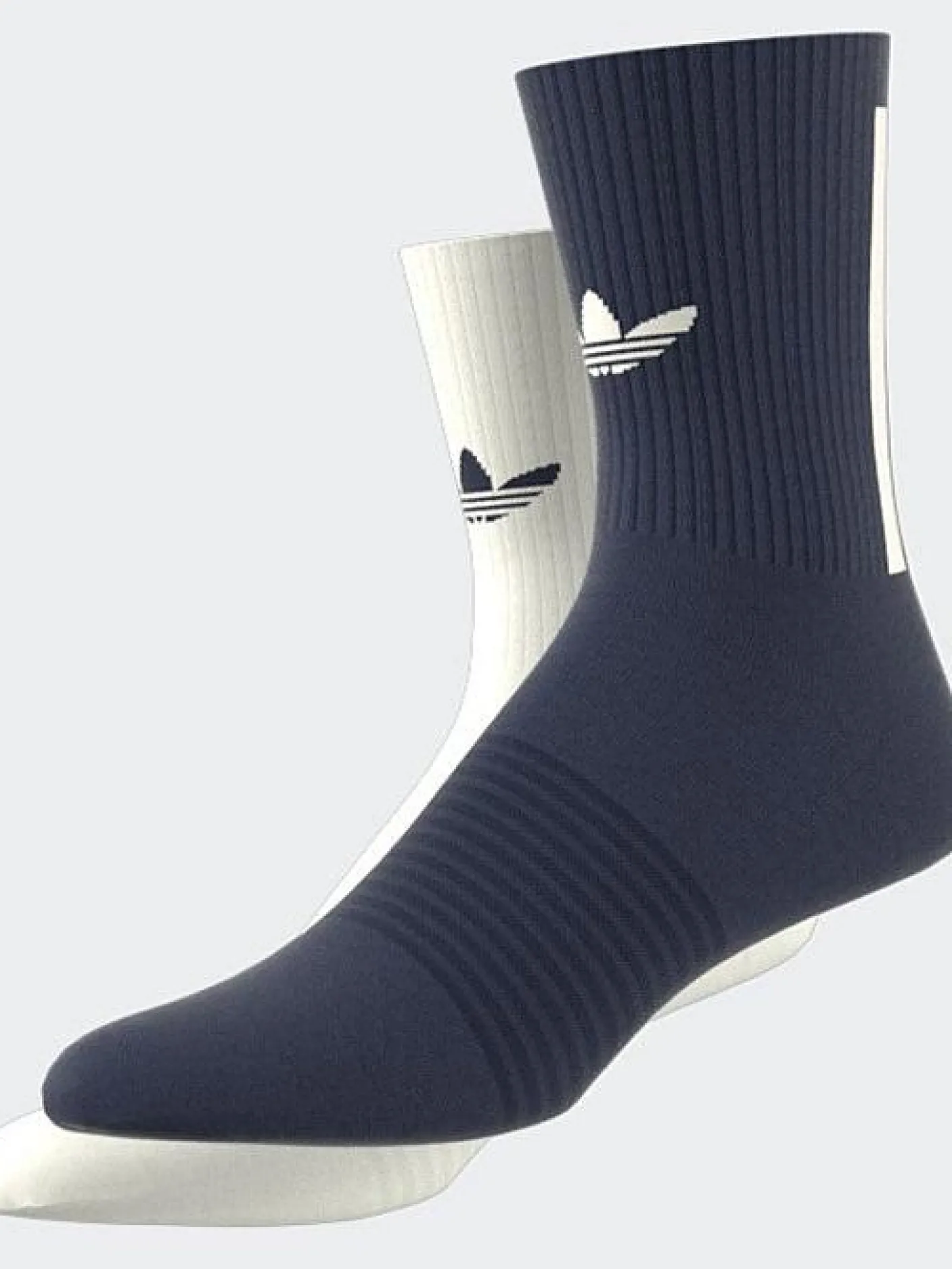 adidas Originals Socks & Underwear-Trefoil Premium Crew Socks 2 Pack