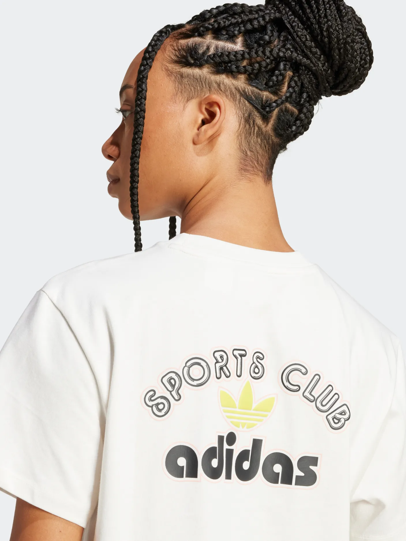Women adidas Originals Tees & Tanks-Trefoil Series Sports Club Loose Tee