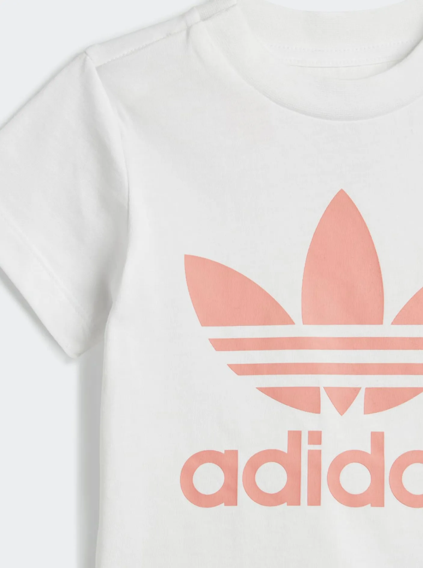 Kids adidas Originals Sets-Trefoil Shorts Tee Set Infants