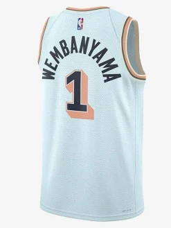 Nike Nba Jerseys|Tees & Singlets-Victor Wembanyama San Antonio Spurs 2024/25 City Edition Jersey